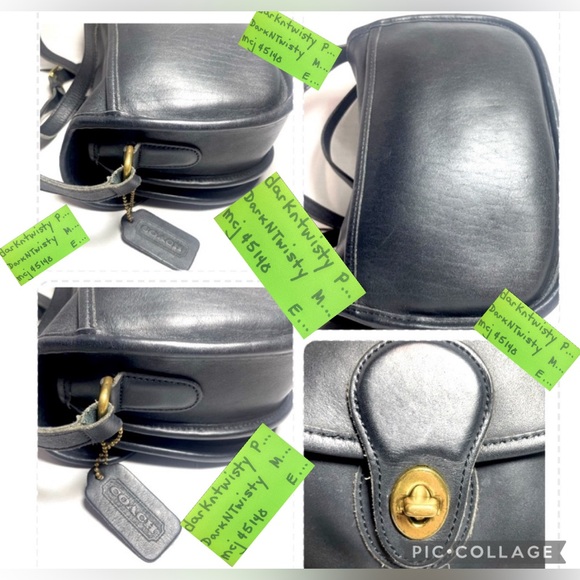 Vintage Coach Leather Prairie Bag Gorgeous! - Picture 6 of 15